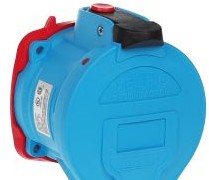 Meltric Plugs & Receptacles 63-64043-973 - Receptacle, 60A, 480V, 3P+G, Poly, DSN60 (63-64043-973)