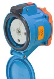 Meltric Plugs & Receptacles 63-64072 - Receptacle, 60A, 250V, 2P+G, Poly, Decontactor (63-64072)