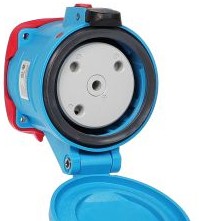 Meltric Plugs & Receptacles 63-84043 - DSN100, RECPT, 480V, 50HP (63-84043)