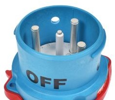 Meltric Plugs & Receptacles 63-88043 - DSN100, PLUG, 480V, 50HP (63-88043)