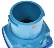 Meltric Plugs & Receptacles 63-A8001 - DSN12c INLET POLY BLUE SIZE 1 IP 66/67/69 11P+G (63-A8001)