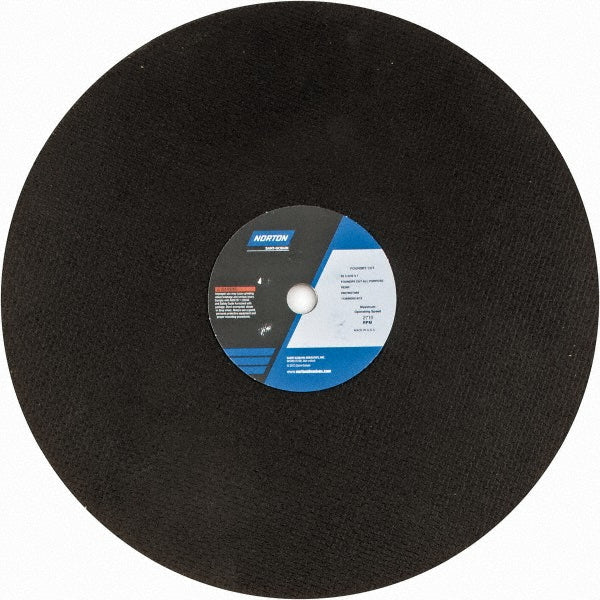 Norton 69078627989 Norton Cut-Off Wheel: Type 1 (01/41), 20 Dia, 5/32" Thick, 1" (69078627989)