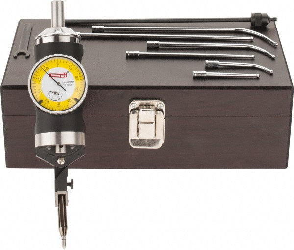 SPI 13-979-0 SPI Test Indicator Kit: 9 Pc, 63.50 mm Max, 40.00 mm Dial Dia (13-979-0)