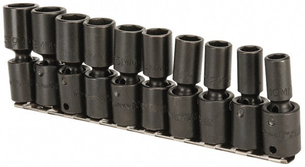 Proto J72135M Proto Socket Set: Deep Impact, 10 Pc, 3/8" Drive, 10.00 - Pack of 10 (J72135M)