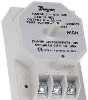 Dwyer Instruments HVAC Sensors 668-2 - Differential Pressure Transmitter Range 0-.5InWC (668-2)