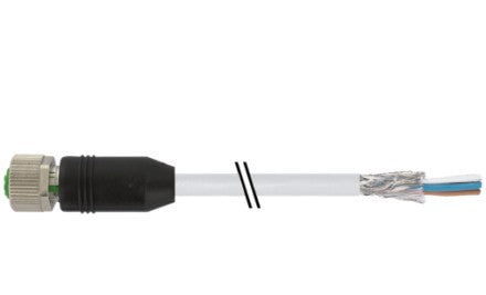 Murrelektronik Cordsets 7000-17121-2941500 - M12 Female 0_ Shielded, Pur 8X0,25 (7000-17121-2941500)