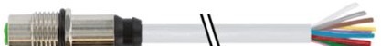 Murrelektronik Miscellaneous 7000-19197-3011000 - M12 FEMALE RECEPTACLE REAR MOUNT (7000-19197-3011000)
