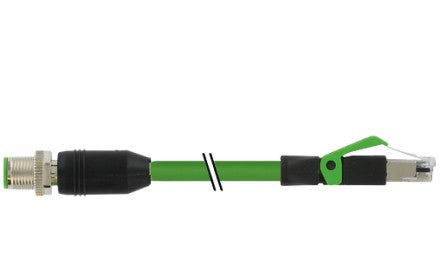 Murrelektronik Cordsets 7000-44711-7941000 - M12 Male 0_ / Rj45 Male 0_ Shielded (7000-44711-7941000)