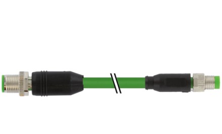 Murrelektronik Cordsets 7000-44901-7910600 - M12 Male 0_ / M8 Male 0_, Shielded (7000-44901-7910600)