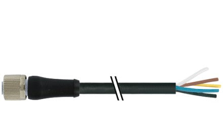 Murrelektronik Cordsets 7000-P4221-P041000 - M12 Power L-Cod. 5Pol. Female 0_ With (7000-P4221-P041000)