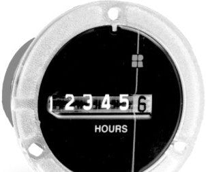 Trumeter Timers 710-0018 - 115 VAC,60Hz,99999.9 MIN. MAX, NON-RESET. 8in (710-0018)