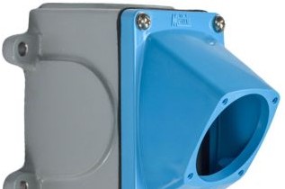 Meltric Plugs & Receptacles 711C3N05 - Junction Box, Metal, 1/2in.NPT Entry, w/ Nylon (711C3N05)