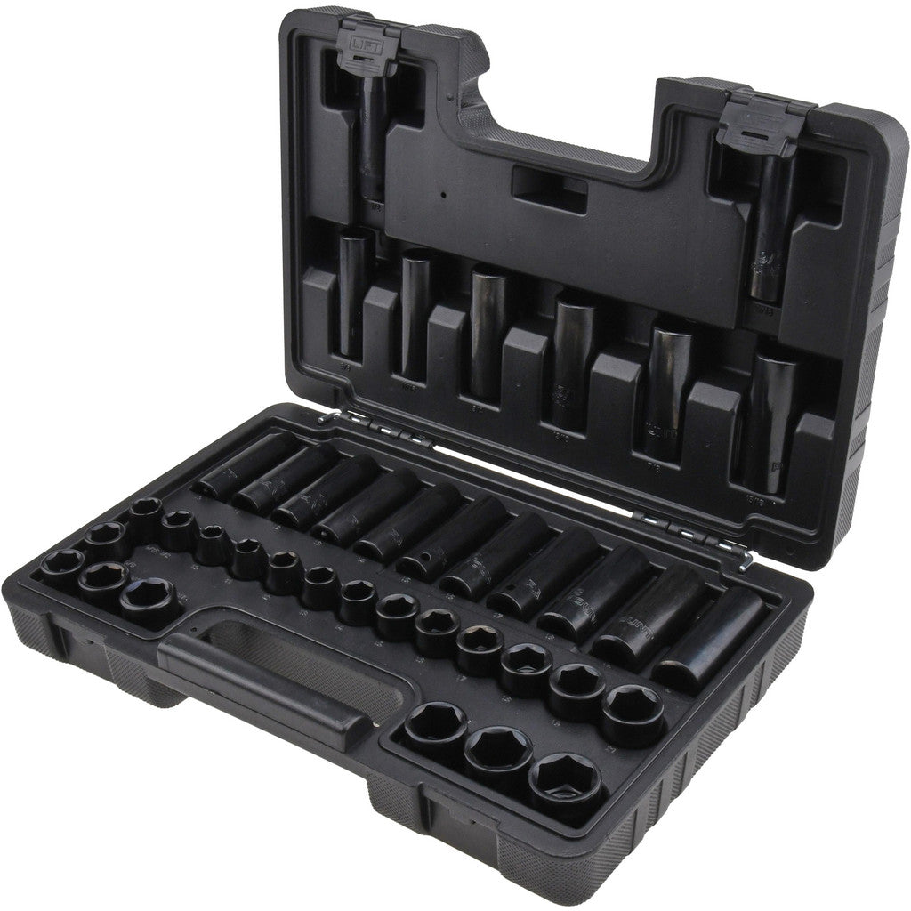 Paramount MSCSET250092 Paramount Socket Set: Deep Impact Standard, 39 Pc, 1/2" Drive (MSCSET250092)