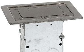 Steel City 71W-GFCI-N - Single Gang Flush Service Residential Floor (71W-GFCI-N)