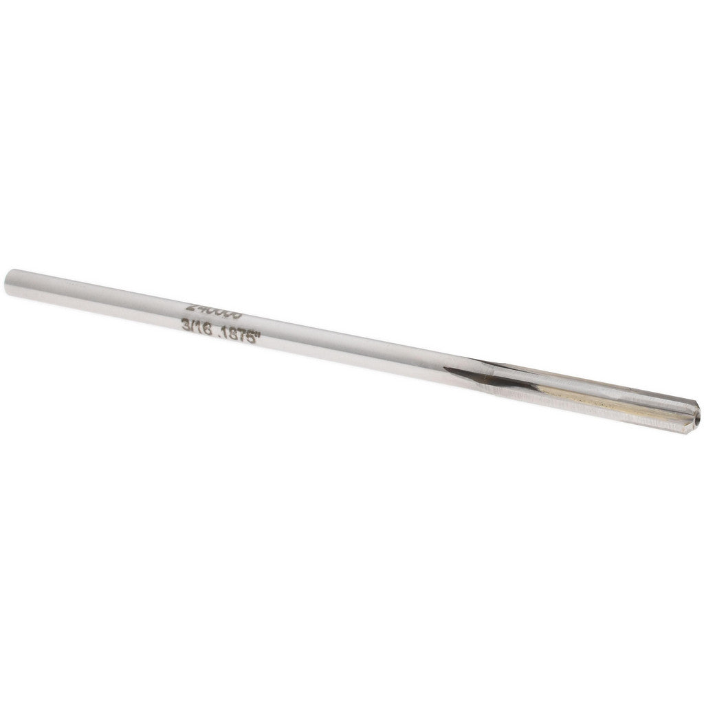 Value Collection 240006 Value Collection Chucking Reamer: 3/16" Dia, 4-1/2" OAL, 1-1/8" Flute (240006)