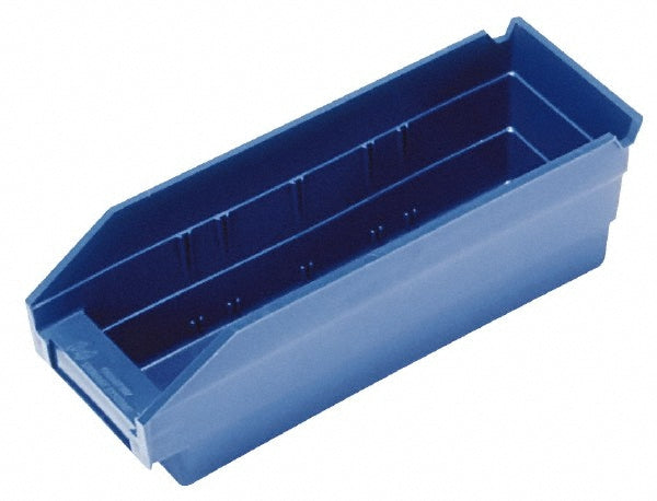 Quantum Storage QSB103BLCS Quantum Storage Polypropylene Hopper Shelf Bin: 4-1/8" - Pack of 20 (QSB103BLCS)