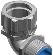 Thomas & Betts Fittings 7355 - 1 Inch 90 Degree Steel Insulated Liquidtight (7355)