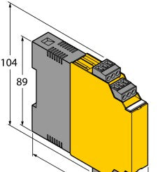 Turck Transducers IM1-22EX-R - Amplifier; Isolating Switching; 2 Channel; 8.2 (7541231)