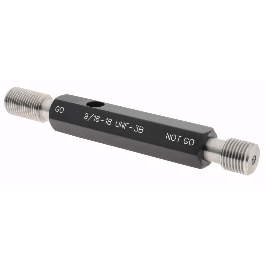 SPI 34-408-5 SPI Thread Plug Gage: 9/16-18, Class 3B, Double End, Go/No Go (34-408-5)