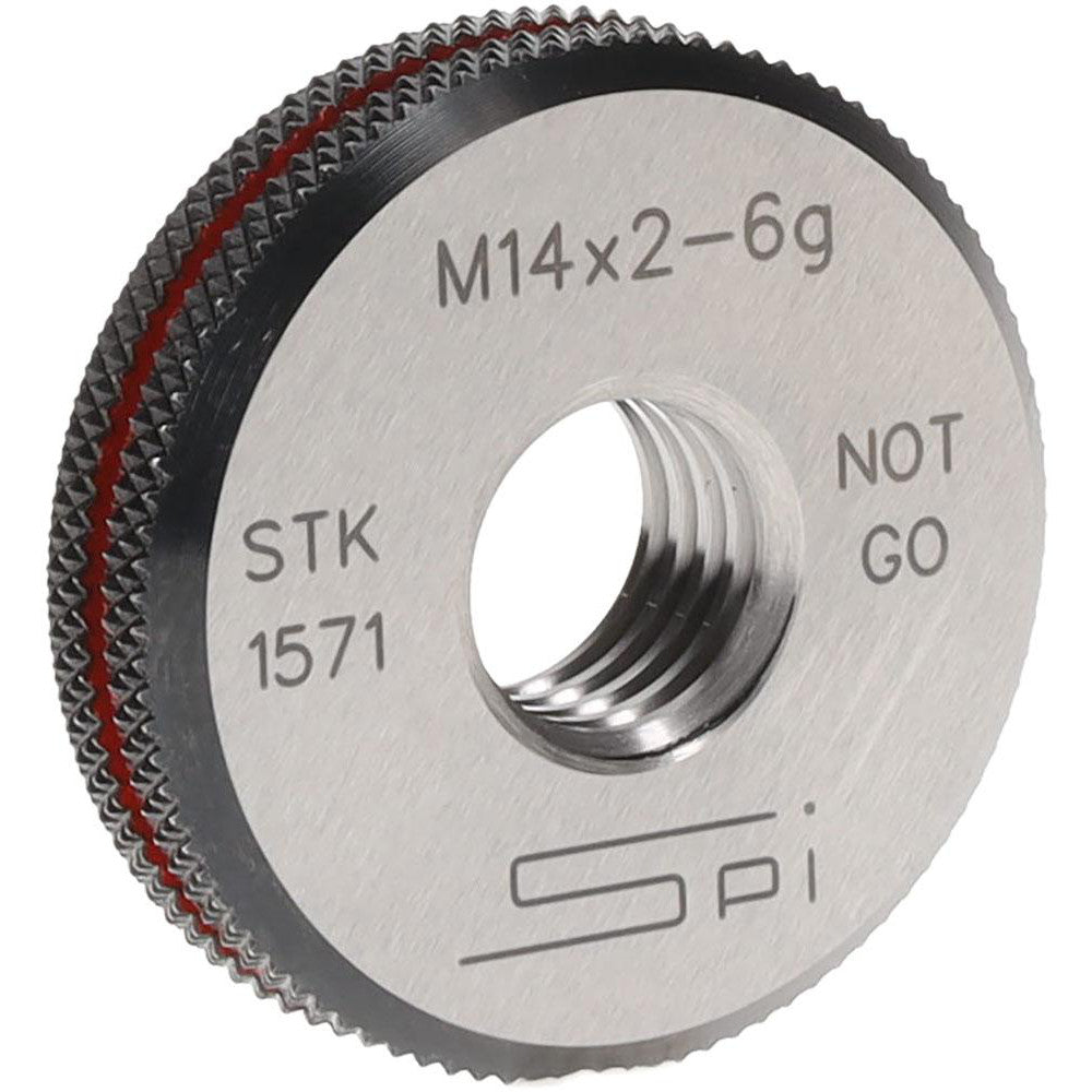 SPI 34-494-5 SPI Thread Ring Gage: M14x2 Thread, Metric, 6G Class of Fit, No Go (34-494-5)
