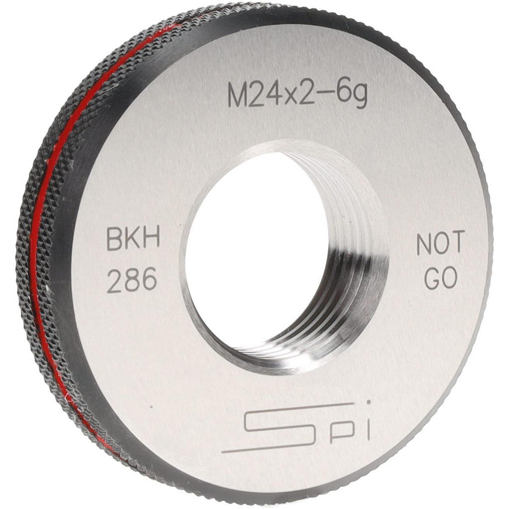 SPI 34-510-8 SPI Thread Ring Gage: M24x2 Thread, Metric, 6G Class of Fit, No Go (34-510-8)