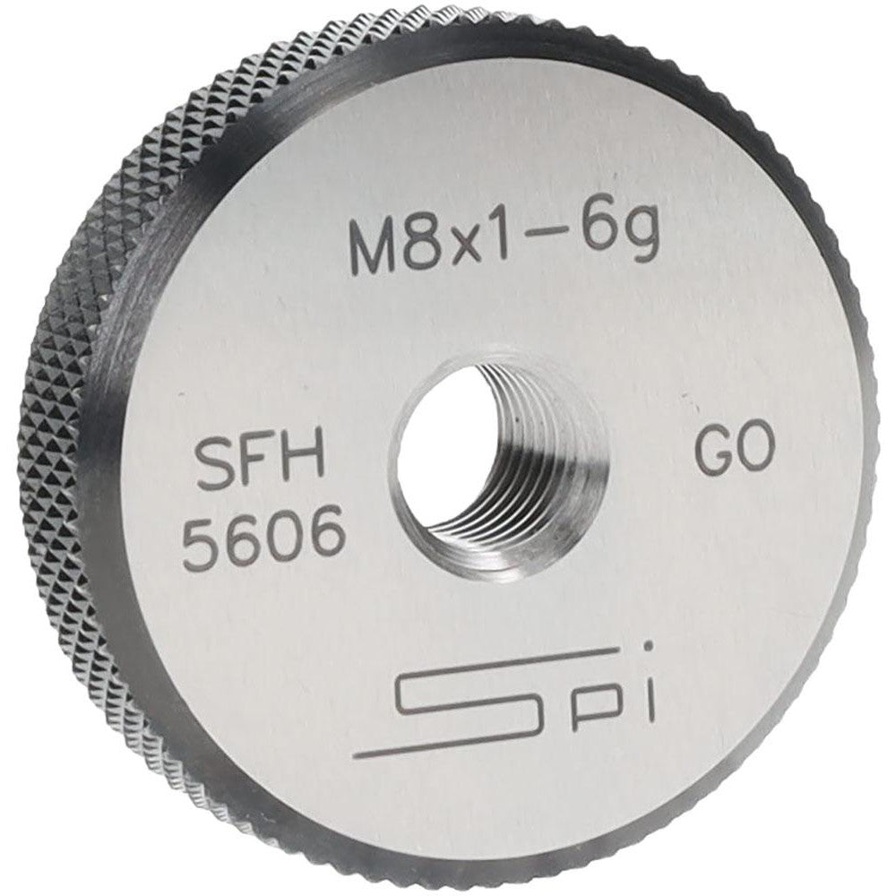 SPI 34-479-6 SPI Thread Ring Gage: M8x1 Thread, Metric, 6G Class of Fit, Go (34-479-6)