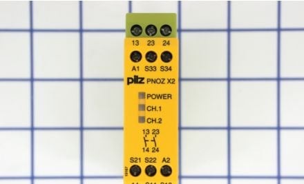 Pilz Safety Relays 774303 - E-STOP UNIT & SAFETY GATE MONITOR 24VAC/DC SUPPLY (774303)