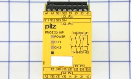 Pilz Safety Relays 777314 - Safety Relay, PNOZ X3.10P, 24VAC/DC, Screw (777314)