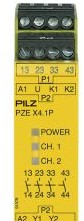 Pilz Safety Relays 777587 - PZE X4.1P 24VDC 4n/o SCREW CONNECTORS (777587)