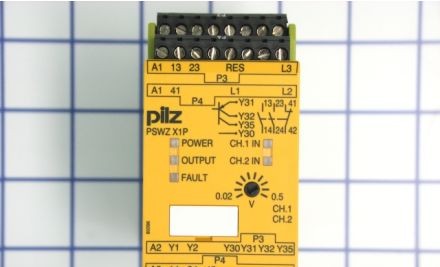 Pilz Safety Relays 777949 - Safety Relay, PSWZ X1P, 24-240V AC/DC, 0.02-0.5V (777949)