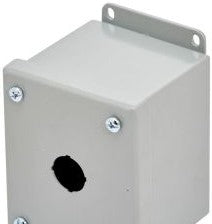 Cooper Enclosures PB1M - Pushbutton Enclosure, 1-Hole, 22mm, Steel, NEMA 12 (78205109012)