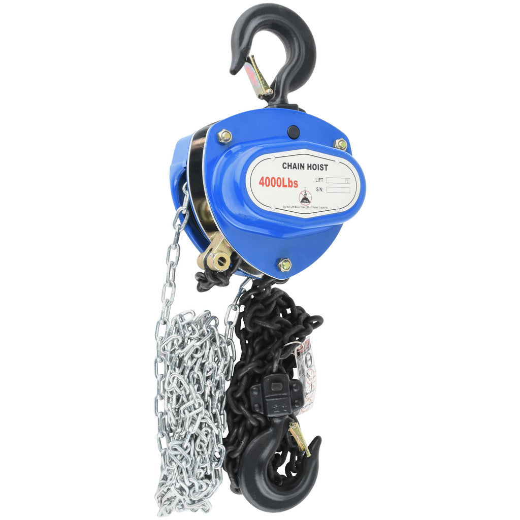 PRO-SOURCE PSHSZ-2K-8 PRO-SOURCE Manual Hand Chain Hoist: 4000 lb Capacity (PSHSZ-2K-8)