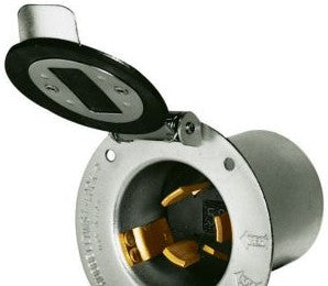 Bryant Electric Plugs & Receptacles 7968 - Locking Devices, Industrial, Flanged Inlet with Lift (7968)