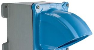 Meltric Plugs & Receptacles 796C6N20 - Junction Box, Metal, W/Angle, 2in.NPT Inlet, 60 (796C6N20)