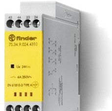 Finder Relays 7S.34.8.120.4310 - Relay module with forcibly guided (7S.34.8.120.4310)