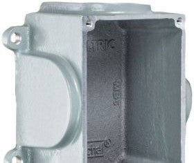 Meltric Plugs & Receptacles 7T4F0N10 - Junction Box, Metal, 1in.NPT Inlet (7T4F0N10)