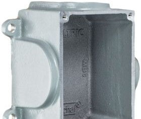 Meltric Plugs & Receptacles 7T4F0N12 - Junction Box, Metal, 1-1/4in.NPT Inlet (7T4F0N12)