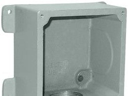 Meltric Plugs & Receptacles 7T6F0N20 - Junction Box, Metal, 2in.NPT Inlet (7T6F0N20)