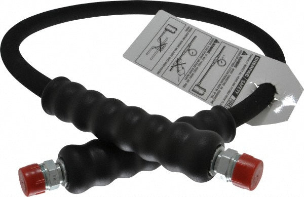 Enerpac H9203 Enerpac Hydraulic Pump Hose: 1/4" ID, 3' OAL, Rubber, 10,000 Max psi (H9203)