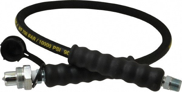 Enerpac HC9203 Enerpac Hydraulic Pump Hose: 1/4" ID, 3' OAL, Rubber, 10,000 Max psi (HC9203)