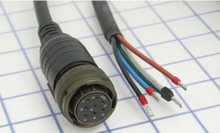 Control Techniques Motors CMDS-015 - STANDARD MOTOR POWER CABLE (810719-15)