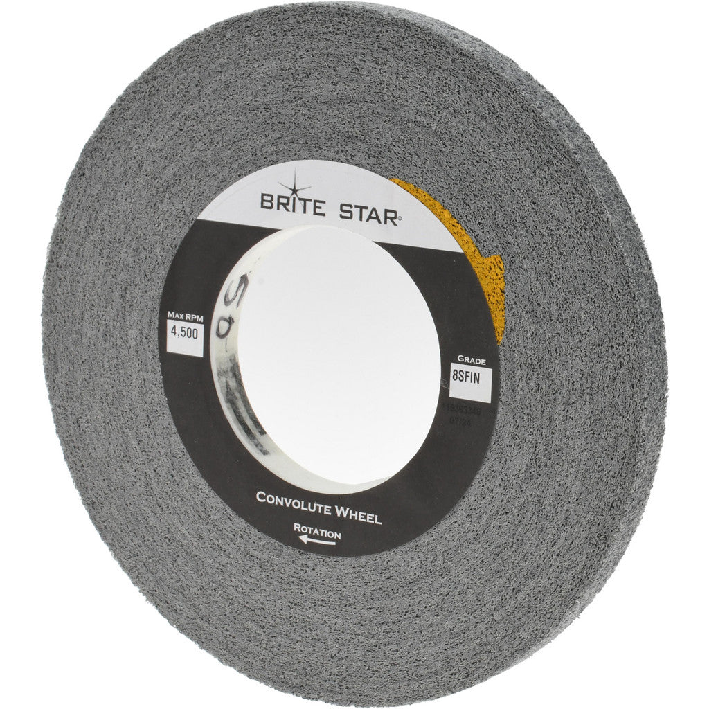 Tru-Maxx 66261114588 Tru-Maxx Deburring Wheel: 8" Dia, 1/2" Face Width, 3" Hole, 8 (66261114588)