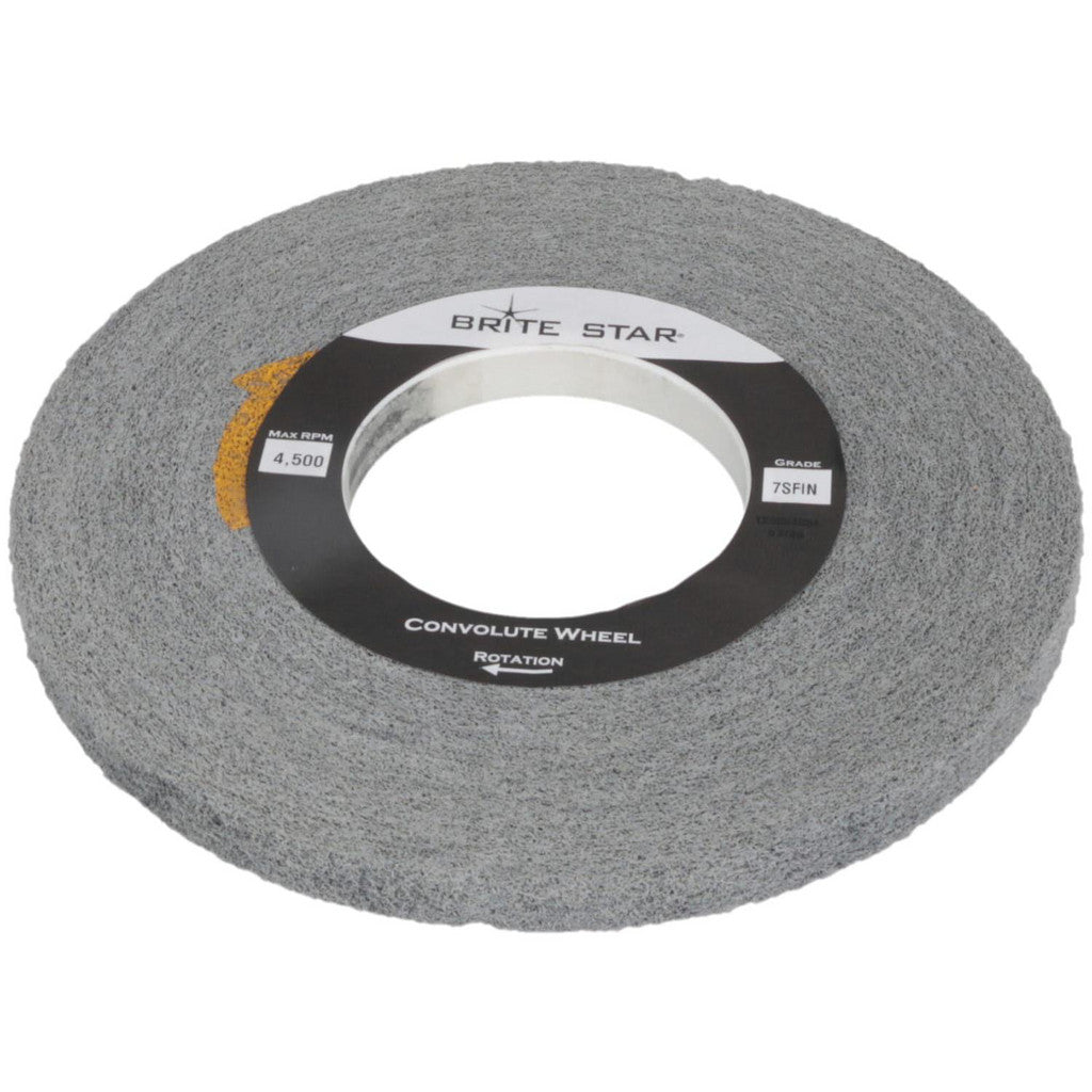 Tru-Maxx 66261114587 Tru-Maxx Deburring Wheel: 8" Dia, 1/2" Face Width, 3" Hole, 7 (66261114587)