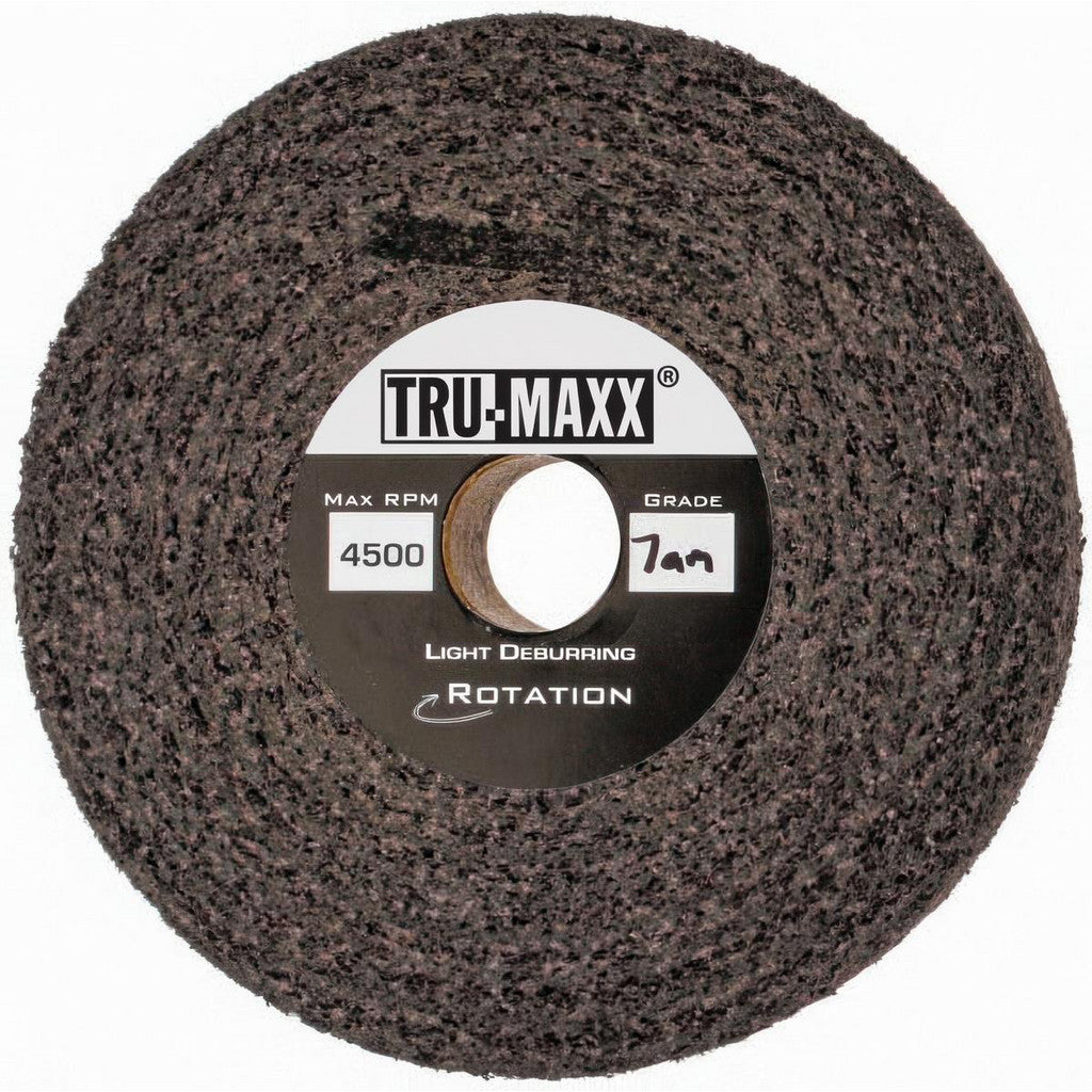 Tru-Maxx 66261114532 Tru-Maxx Deburring Wheel: 6" Dia, 1" Face Width, 1" Hole, 8 (66261114532)