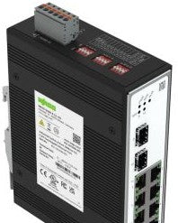 Wago Power Over Ethernet Injector 852-103/000-001 - Industrial-Switch; 8-port 100Base-TX; 2 (852-103/000-001)