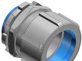 Thomas & Betts Fittings 8623 - 2 Inch Threadless Connector, Malleable Iron with (8623)