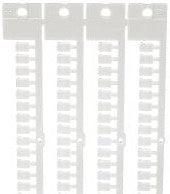 Murrplastik Wire Identification 86401610 - Individual Snap-In Labels, 5x7mm, For Terminal (86401610)