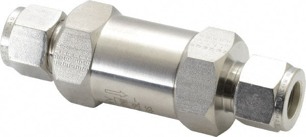 Parker 8A-C8L-1-SS Parker Check Valves: Valve Type: Inline (8A-C8L-1-SS)