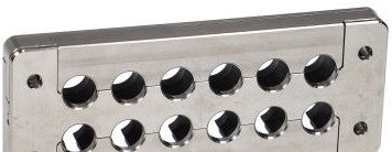 Murrplastik Cable Entries 87141482 - Cable entry plate KDL/H-VA 24/12, stainless (87141482)