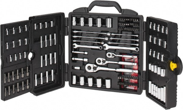 Stanley 96-011 Stanley Socket Set: Deep Standard, 170 Pc, 1/2, 1/4 & 3/8" Drive (96-011)